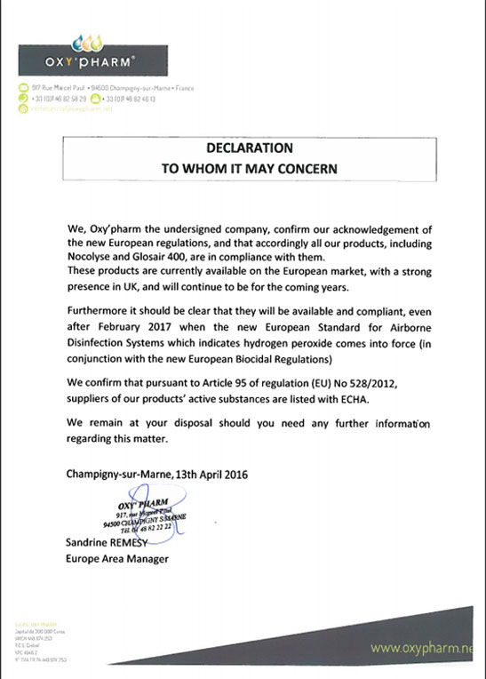BRP Compliances Innotec Hygiene Solutions